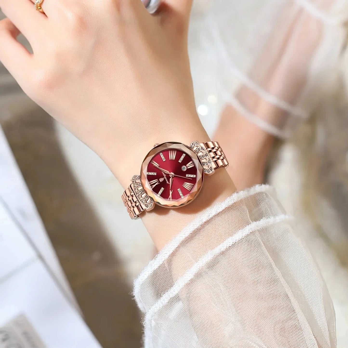 POEDAGAR Aqua Chic – Damenmodeuhr