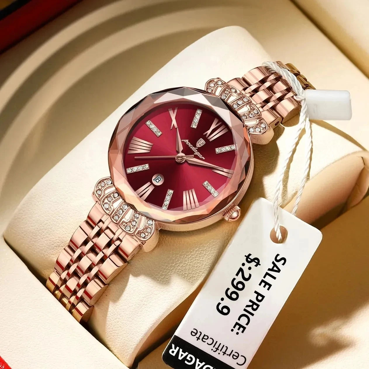POEDAGAR Aqua Chic – Damenmodeuhr