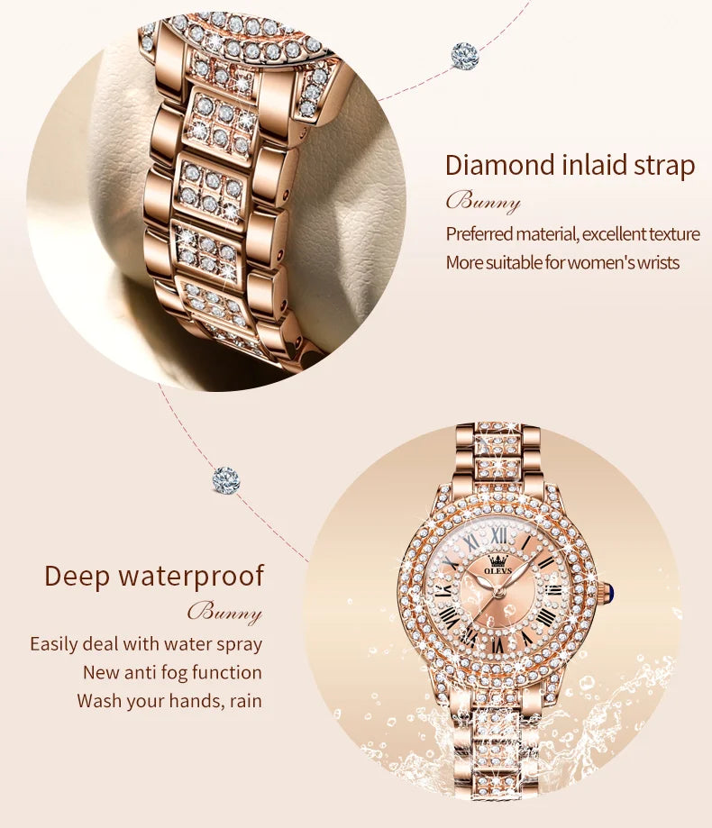 OLEVS Glamour – Damenmodeuhr