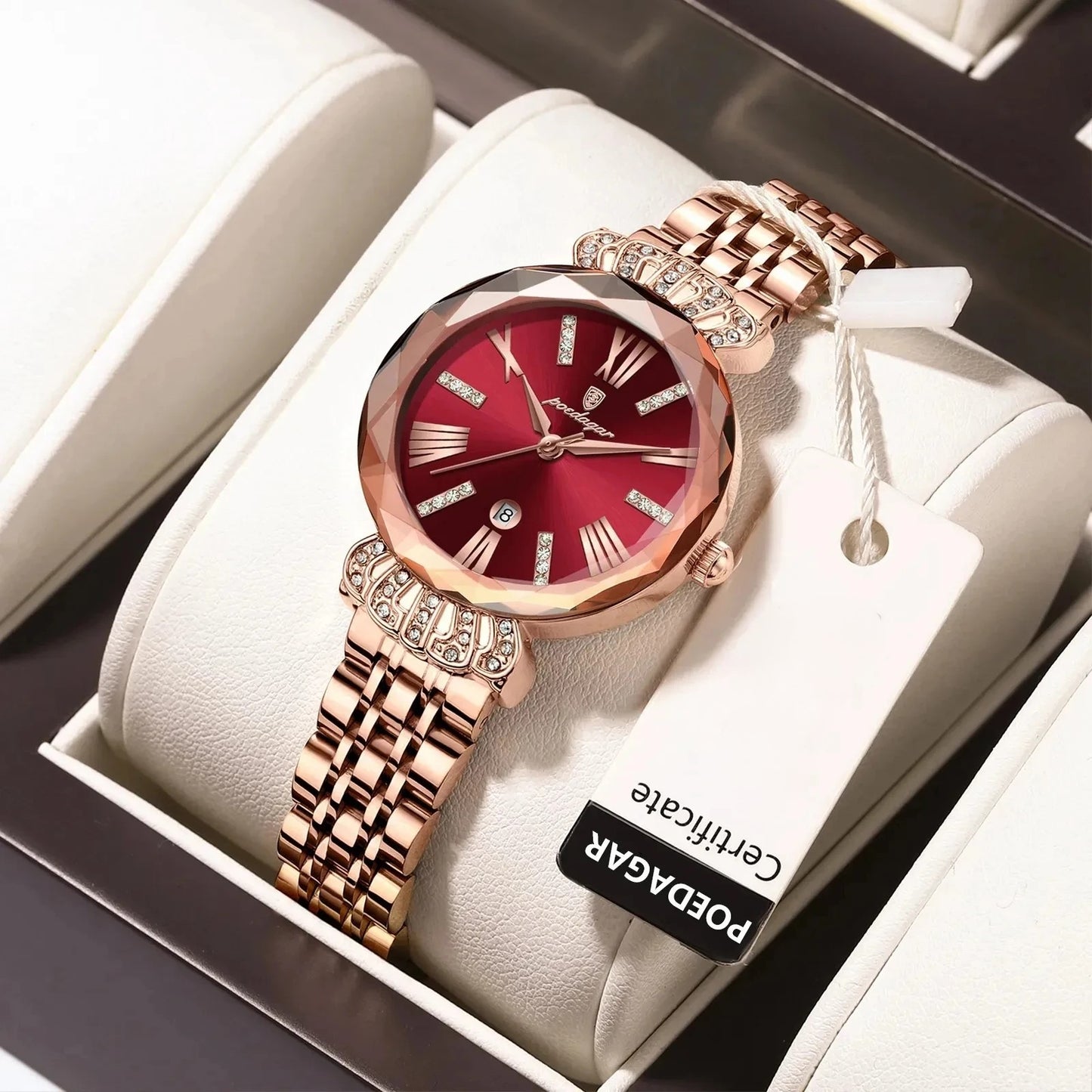 POEDAGAR Luna Elegance – Luxus-Damenarmbanduhr