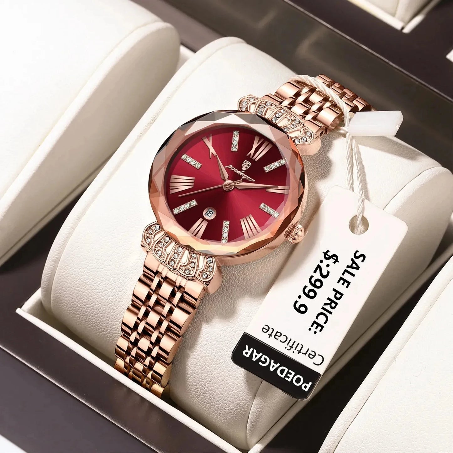 POEDAGAR Aqua Chic – Damenmodeuhr
