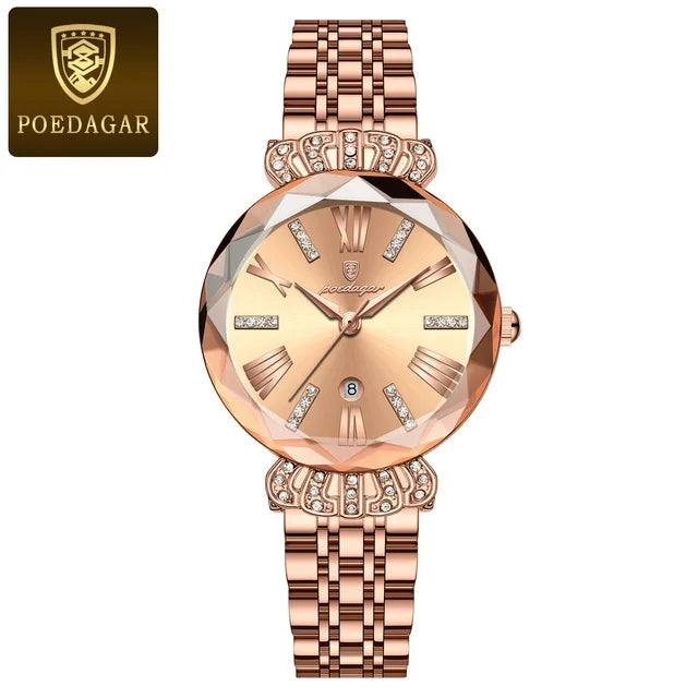 POEDAGAR Luna Elegance – Luxus-Damenarmbanduhr