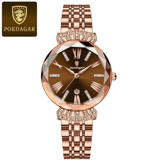 POEDAGAR Luna Elegance – Luxus-Damenarmbanduhr